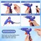 24 Pieces Glue Guns Bulk Mini Hot Melt Gun with Glue Sticks Kit for Kids Art Crafts DIY Home School Project Christmas Decoration Quick Repairs(Blue)